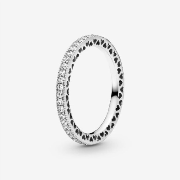 Pandora Brand Sparkle  Hearts Ring