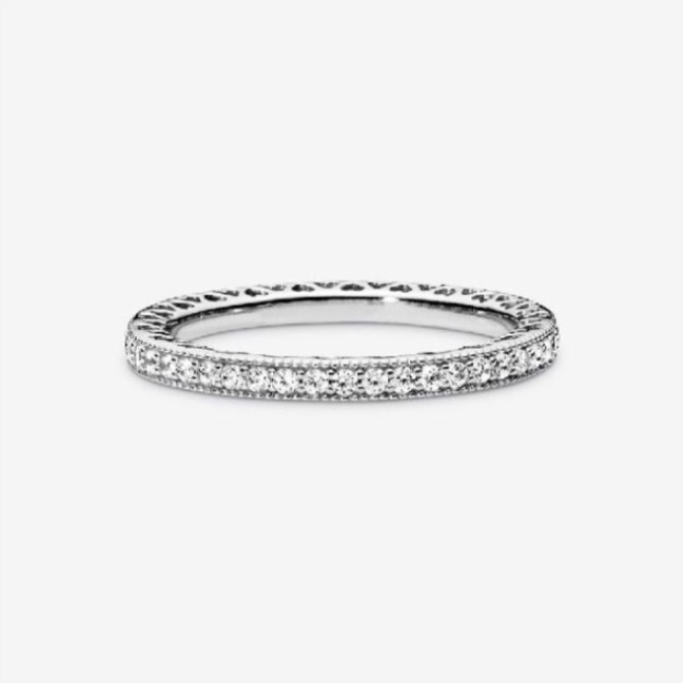 Pandora Brand Sparkle  Hearts Ring