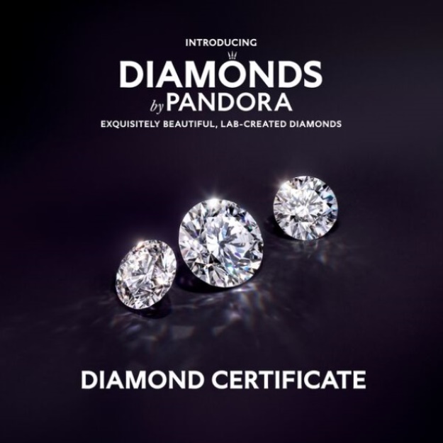Pandora Brilliance Lab-Created 015 Ct Tw Diamond Bangle
