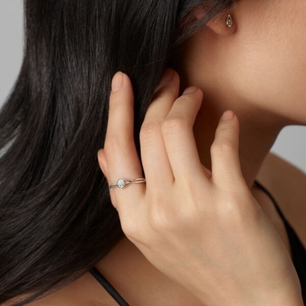 Pandora Brilliance Lab-Created 015 Ct Tw Diamond Ring