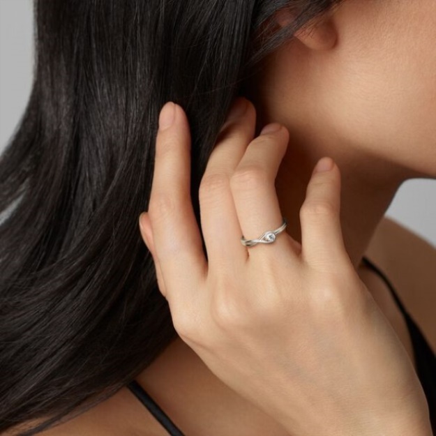 Pandora Brilliance Lab-Created 015 Ct Tw Diamond Ring