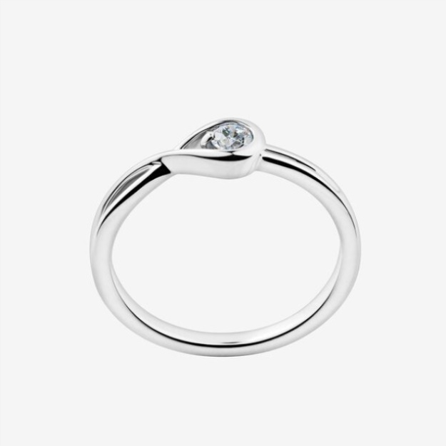 Pandora Brilliance Lab-Created 015 Ct Tw Diamond Ring