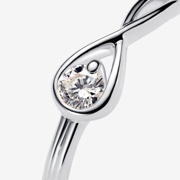 Pandora Brilliance Lab-Created 015 Ct Tw Diamond Ring