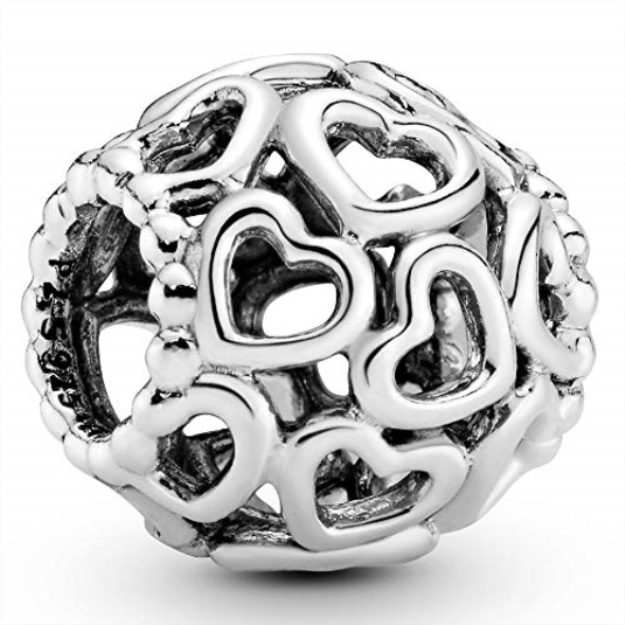 Pandora CA Jewelry Open Your Heart Sterling Silver Charm