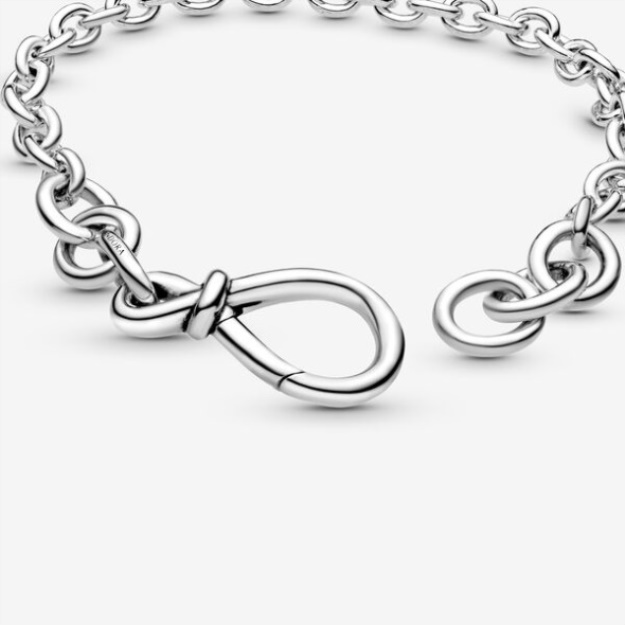 Pandora Chunky Infinity Knot Chain Bracelet