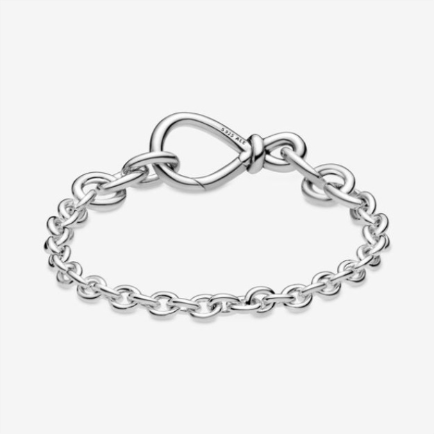 Pandora Chunky Infinity Knot Chain Bracelet