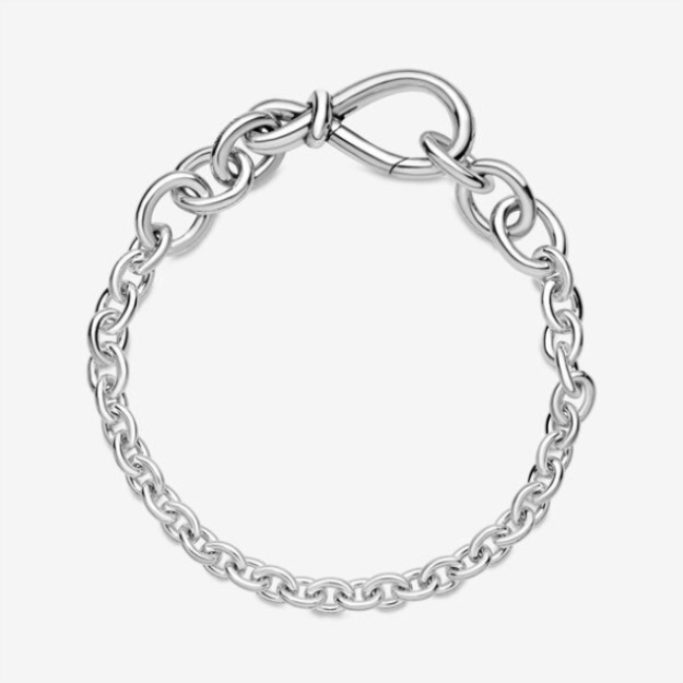 Pandora Chunky Infinity Knot Chain Bracelet