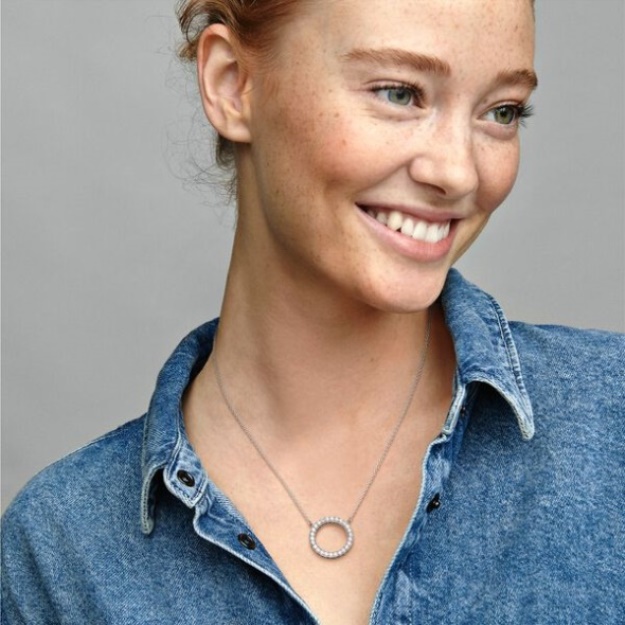 Pandora Circle Of Sparkle Necklace