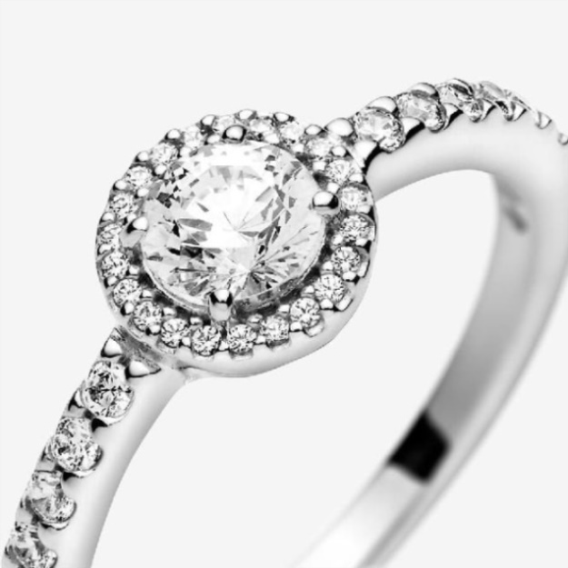 Pandora Classic Sparkle Halo Ring