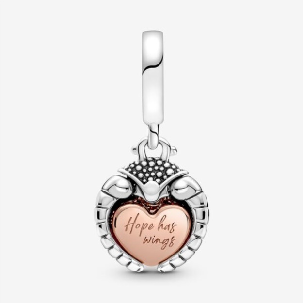 Pandora Club 2022 Ladybird Heart Dangle Charm