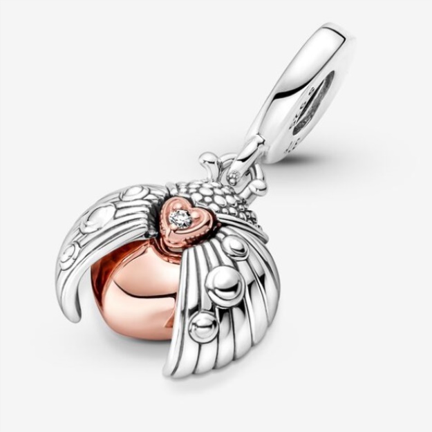 Pandora Club 2022 Ladybird Heart Dangle Charm
