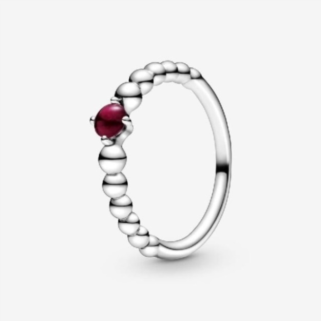 Pandora January Birthstone Beaded Ring
