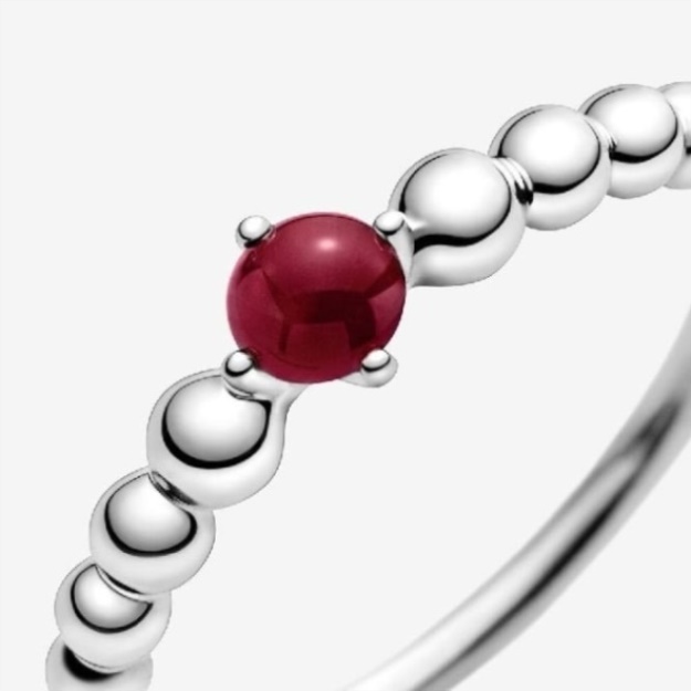 Pandora January Birthstone Beaded Ring