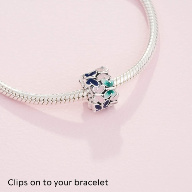 Pandora Jewelry Butterflies Clip Sterling Silver Charm