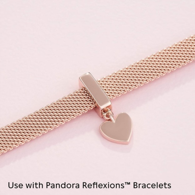Pandora Jewelry Reflexions Heart Dangle Clip Charm