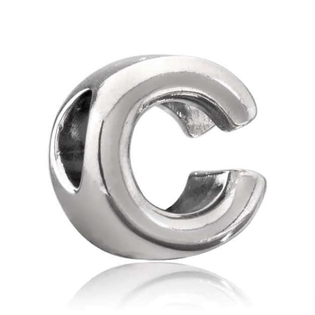 Pandora Letter C Charm In Sterling Silver 797457