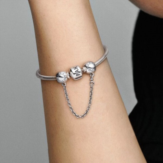 Pandora Logo Safety Chain Charm