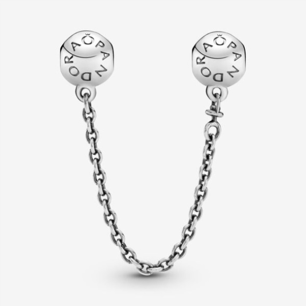 Pandora Logo Safety Chain Charm
