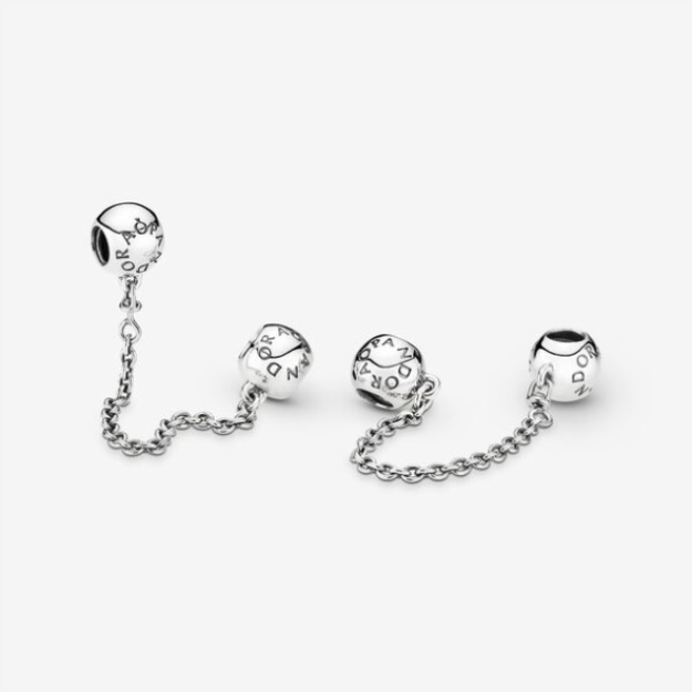 Pandora Logo Safety Chain Charm