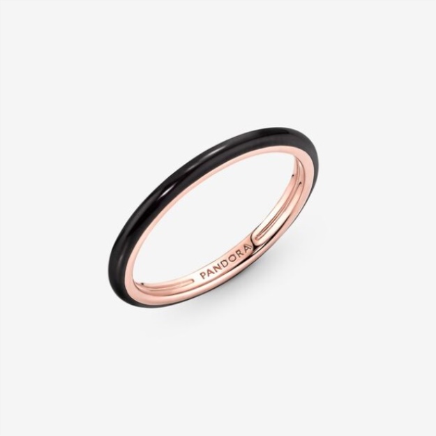Pandora Me Black Enamel Ring
