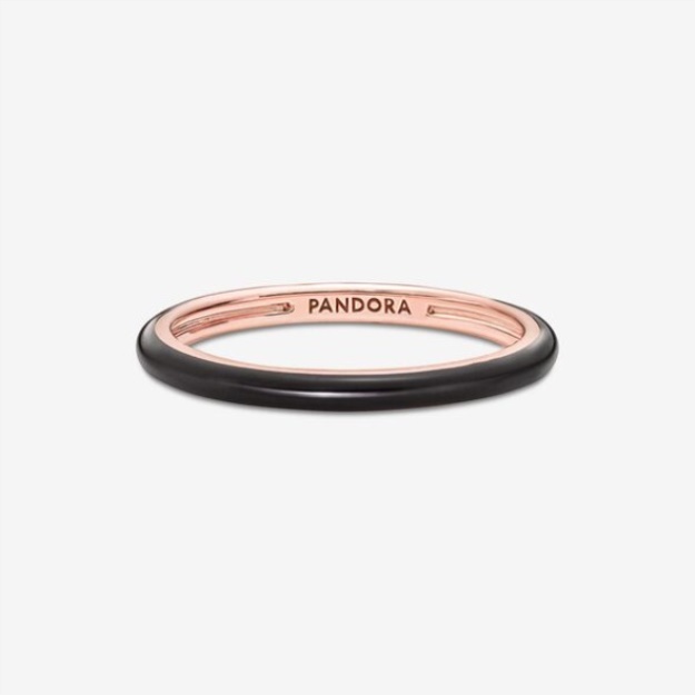 Pandora Me Black Enamel Ring