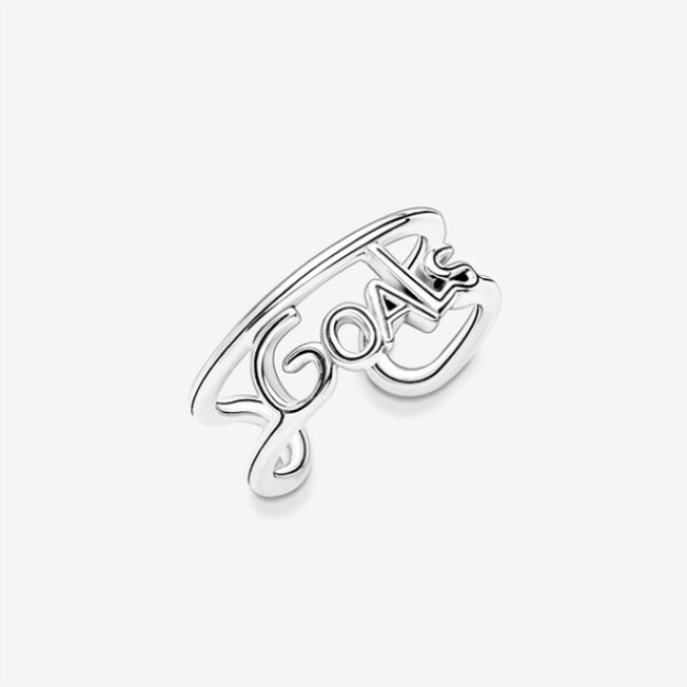 Pandora Me Goals Open Ring