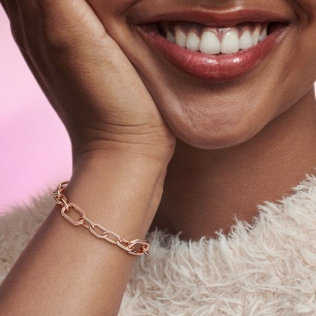 Pandora Me Link Chain Bracelet Rose Gold Plated