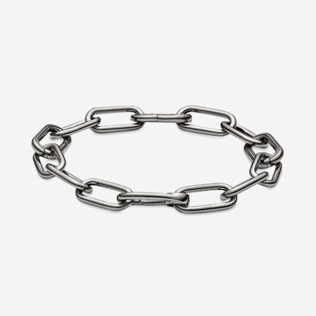 Pandora Me Link Chain Bracelet Ruthenium Plated
