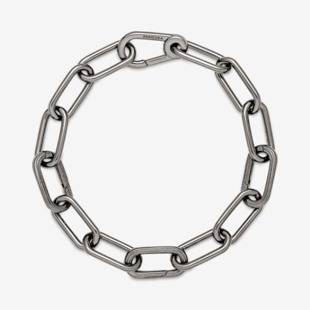 Pandora Me Link Chain Bracelet Ruthenium Plated