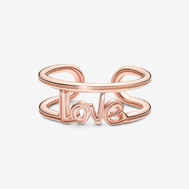 Pandora Me Love Open Ring Rose Gold Plated