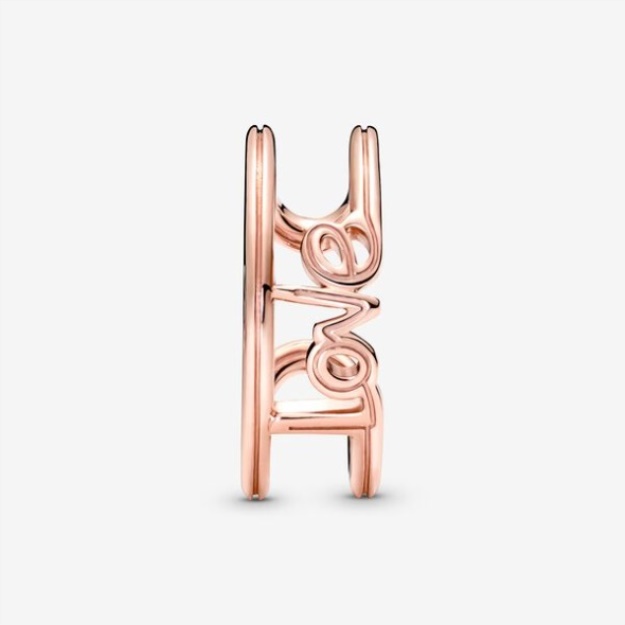 Pandora Me Love Open Ring Rose Gold Plated