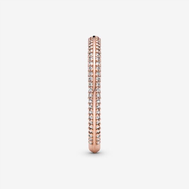 Pandora Me Pave Ring Rose Gold Plated