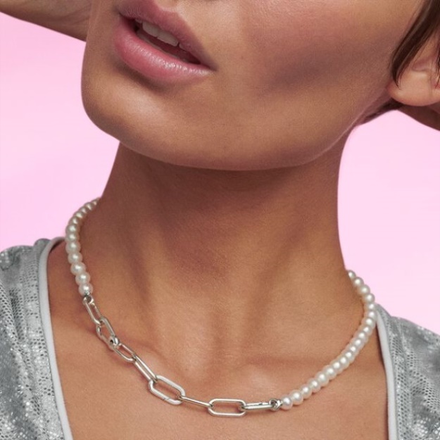 Pandora Me Treated Freshwater Cultured Pearl Necklace