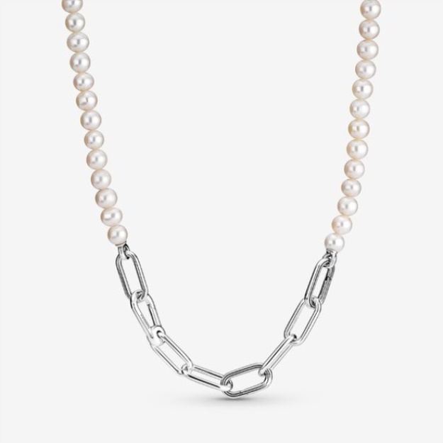 Pandora Me Treated Freshwater Cultured Pearl Necklace