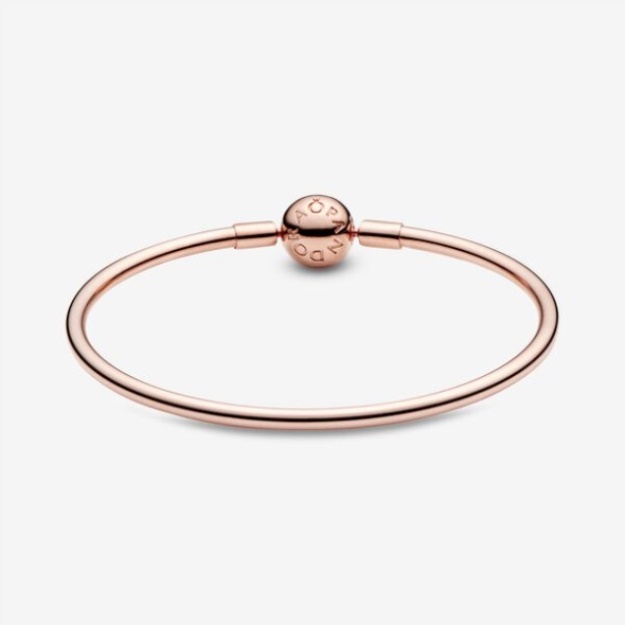 Pandora Moments Bangle Rose Gold Plated