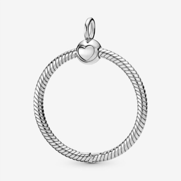 Pandora Moments Medium O Pendant Sterling Silver