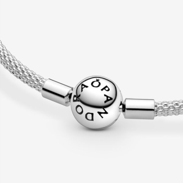 Pandora Moments Mesh Bracelet Sterling Silver
