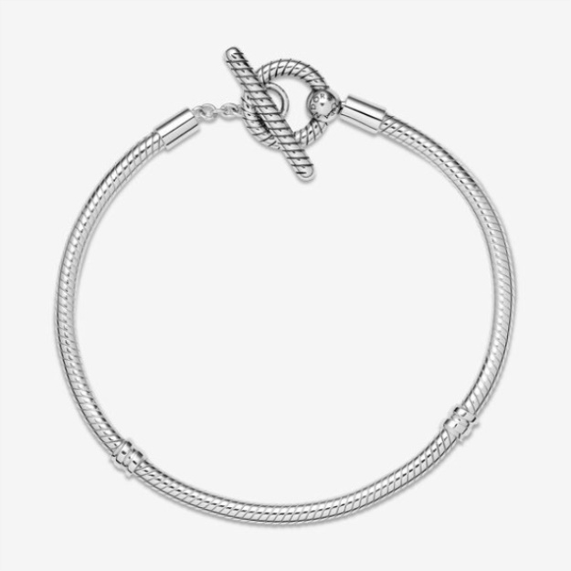 Pandora Moments Pink Heart T-Bar Bracelet Gift Set