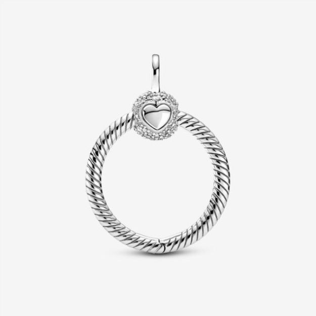 Pandora Moments Small Pave O Pendant
