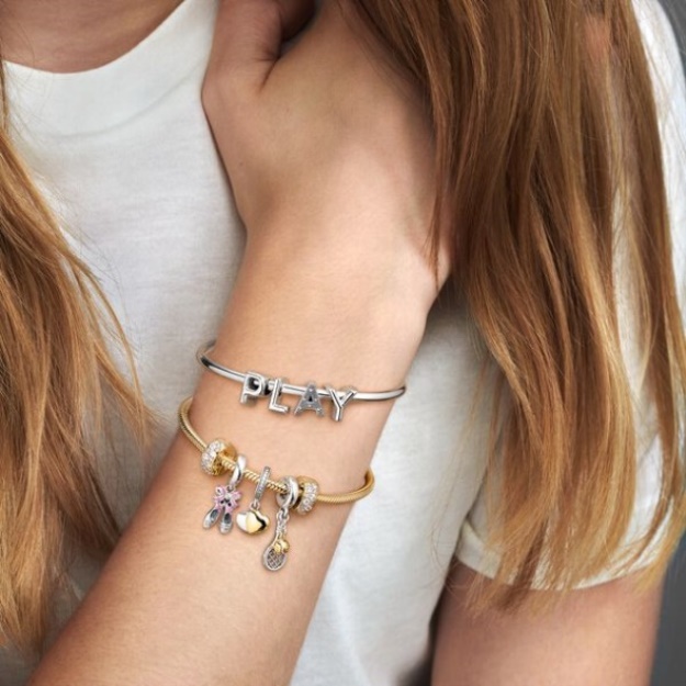 Pandora Moments Snake Chain Bracelet Gold Plated