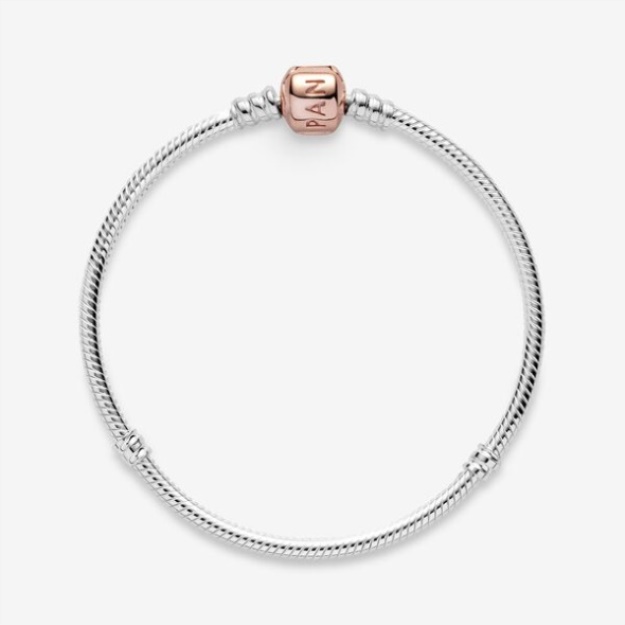 Pandora Moments Snake Chain Bracelet Two-Tone