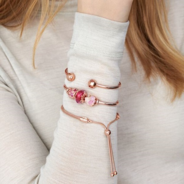 Pandora Moments Snake Chain Slider Bracelet