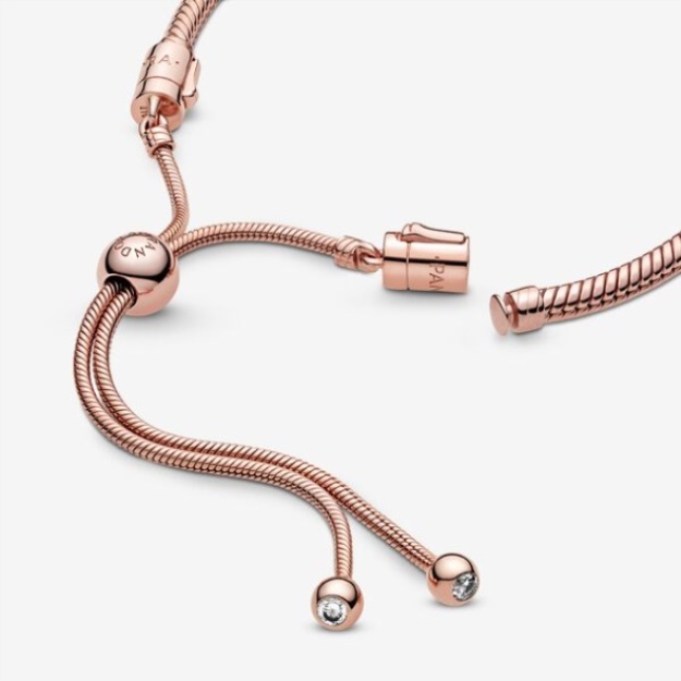 Pandora Moments Snake Chain Slider Bracelet