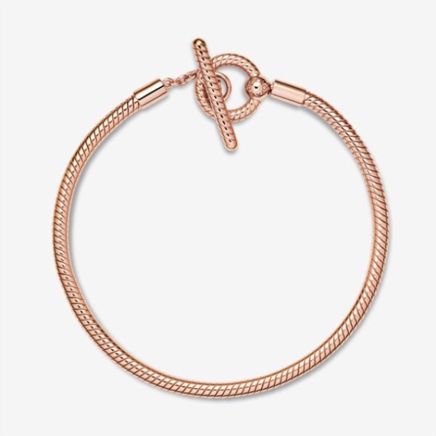 Pandora Moments T-Bar Snake Shape Chain Bracelet