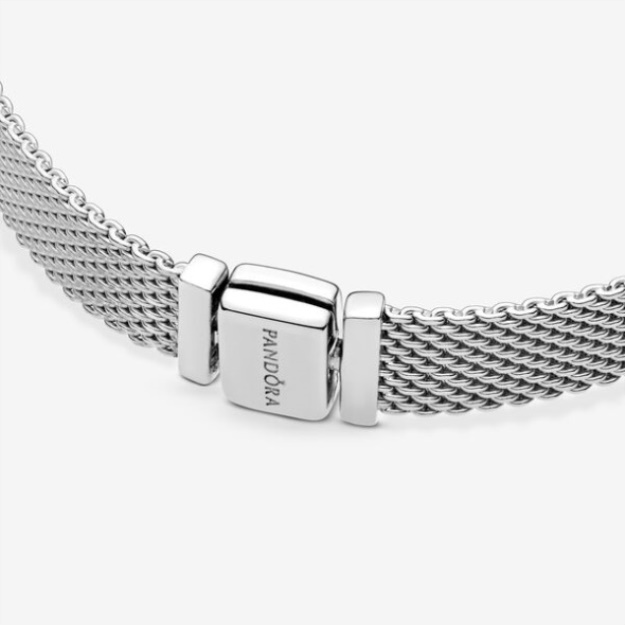Pandora Reflexions Mesh Bracelet Sterling Silver