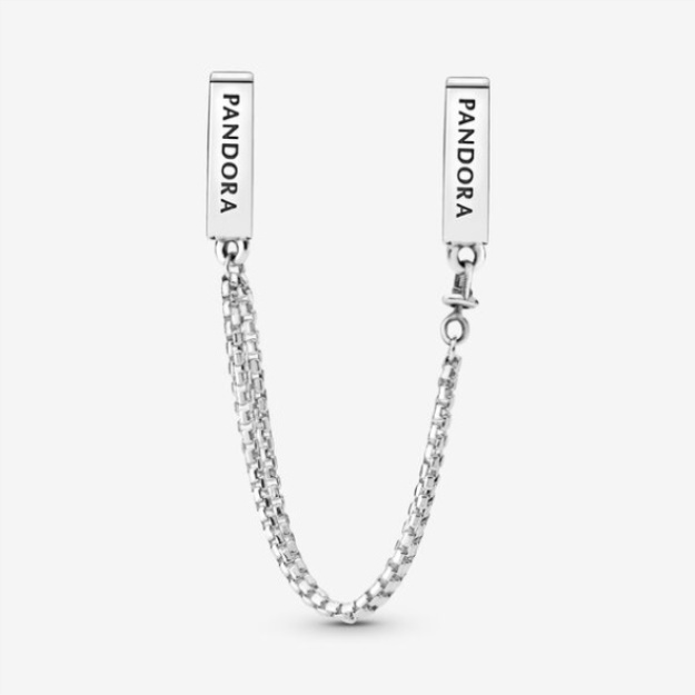 Pandora Reflexions Sparkling Safety Chain Clip Charm