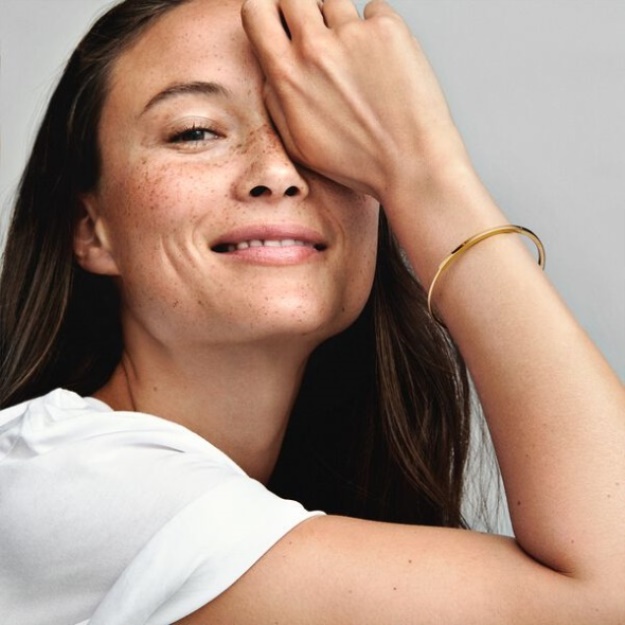 Pandora Signature I-D Bangle Gold