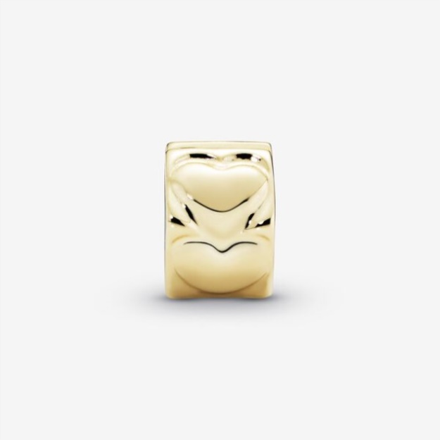 Pandora Simple Heart Clip Charm