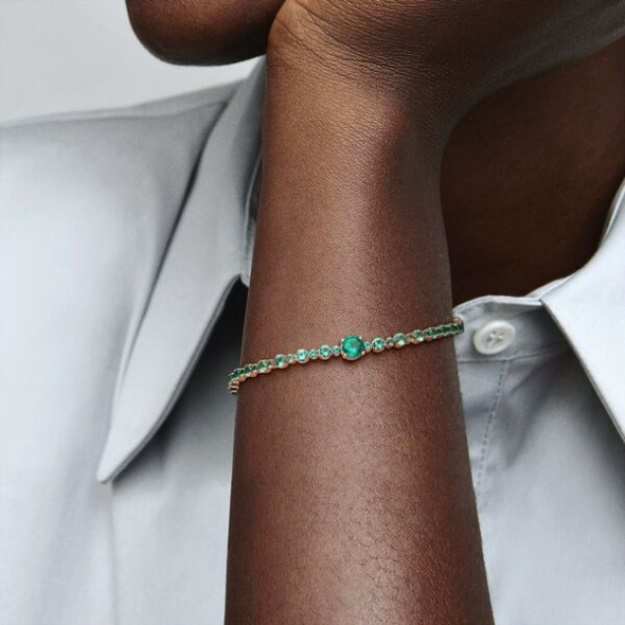 Pandora Sparkling Pave Tennis Bracelet