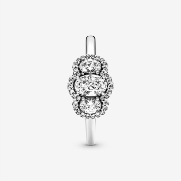 Pandora Three Stone Vintage Ring